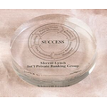 Lucite Round Embedment (4"x1")